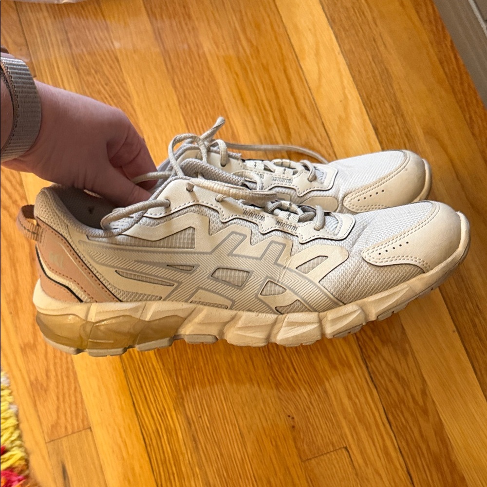 Asics Women's Light Gray Athletic Sneakers - Picture 5 of 6